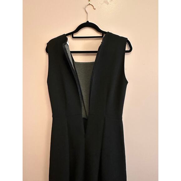 Of Mercer Black Gray Contrast Fit and Flare Tank Dress XL - Picture 12 of 14
